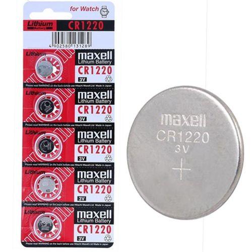 Maxell CR1220 3 Volt Lityum 5'li Düğme Pil
