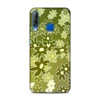 Casper Via F3 Kılıf Yesil Papatyalar Arka Kapak Silikon Koruma Full Koruyucu