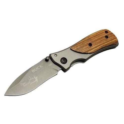 Family X35 Kahverengi Kamp Çakı 15cm- Manuel, Kemerlikli, Ahşap Sap