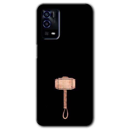 Oppo A55 Kılıf HD Desen Baskılı Arka Kapak - Thor Çekiç