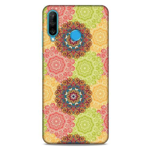 Ethnic Culture (21) Huawei P30 Lite Kılıf Silikon Kapak Desenli