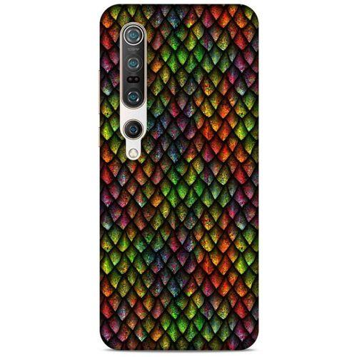 Xiaomi Mi 10 Pro Kılıf Dragons (6) Silikon Kılıf Ejderha Skin Çok Renkli