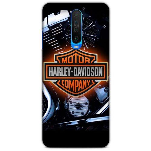 Xiaomi Poco X2 Uyumlu Kılıf Motorsiklet (13) Silikon Kap Harley Davidson