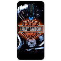 Xiaomi Poco X2 Uyumlu Kılıf Motorsiklet (13) Silikon Kap Harley Davidson