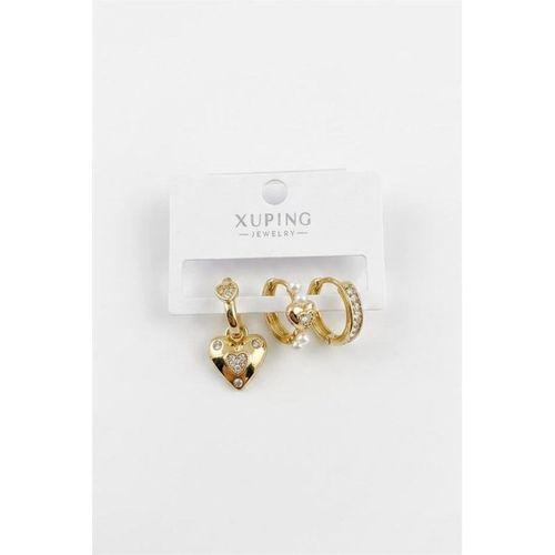 3'lü Xuping Küpe - Altın