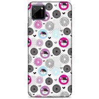 Lopard Oppo Realme C11 Uyumlu Kılıf Kediler (1) Kılıfı Mavi Pembe