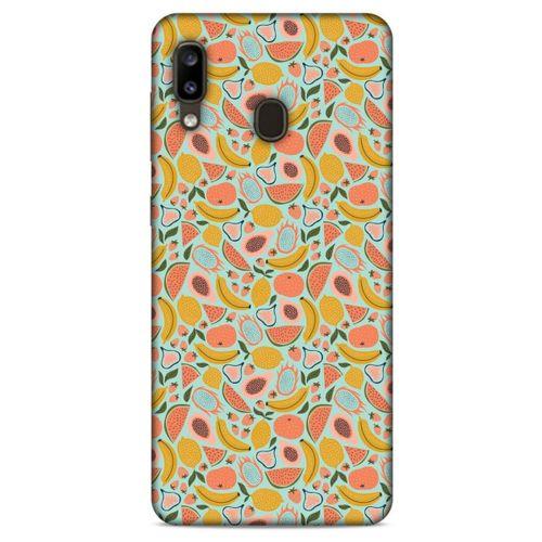 Frutix Meyve Mix 02 Samsung Galaxy A20 Kılıf Desenli Silikon