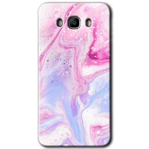 MRCİLETİSİM Samsung Galaxy J7 2016 Kılıf HD Desen Baskılı Arka Kapak + Temperli Cam - Kabarmış Leke