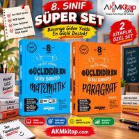 Ankara Yayıncılık 8.Sınıf Matematik ve Paragraf Soru Bankası Seti 2 Kitap