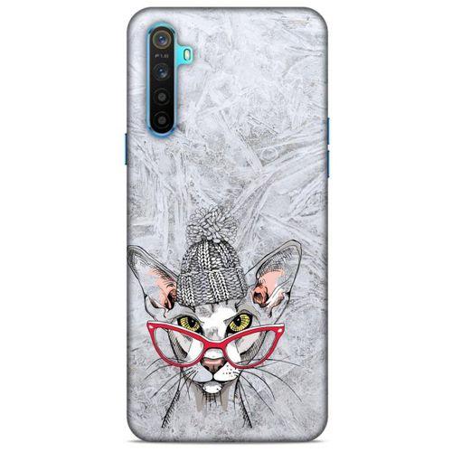 Animax Bereli Kedi Oppo Realme 6i Kılıf Desenli Silikon