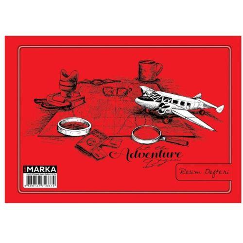 Resim Defteri 35X50 Spiralli Pp Kapak Karışık renk- 1 adet