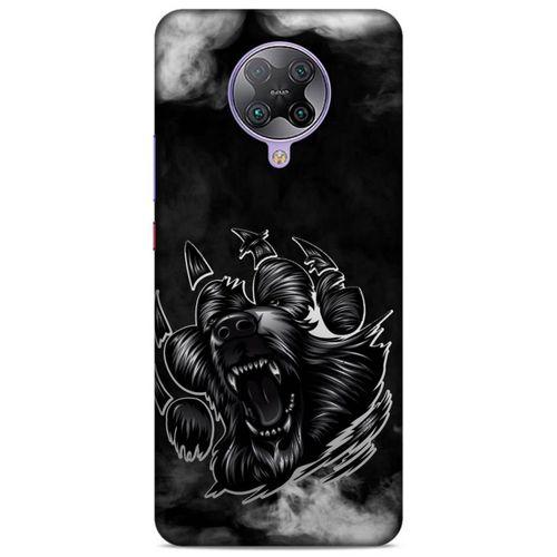 Lopard Xiaomi Poco F2 Pro Uyumlu Kılıf Tattoo's (19) Kılıfları Siyah
