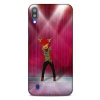 Samsung Galaxy M10 Kılıf FunnyMaX (27) Tasarımlı Kılıf Fuşya