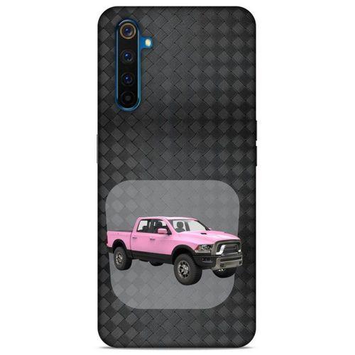 Lopard Oppo Realme 6 Uyumlu Kılıf PickUpX (23) Ultra Koruma Kılıfı Şeker Pembe