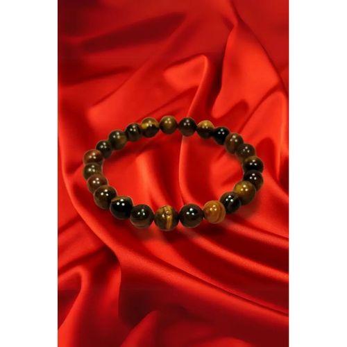 Kaplan Gözü Doğal Taş Bileklik Kutulu