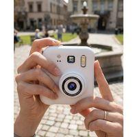 Çocuk Dijital Baskılı Kamera 5 Kalem 4 Rulo Kağıt Hediyeli Eğlenceli Fotoğraf Makinesi