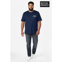 Erkek Büyük Beden Unified Collective Baskılı 3xl-6xl Bisiklet Yaka Tshırt SPR26BTS510-10