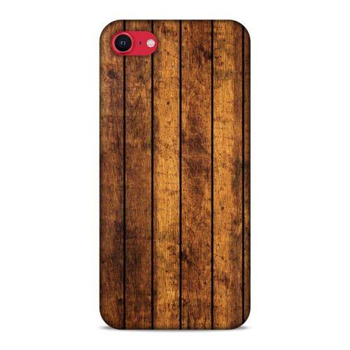 Lopard Apple iPhone SE 2020 Uyumlu Kılıf Wood'X (15) Antişok Kılıf Baskılı