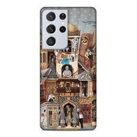 Samsung Galaxy S21 Ultra Uyumlu Kılıf Azarbaijan (49) Ultra Silikon Kılıf Şehir Simgeleri