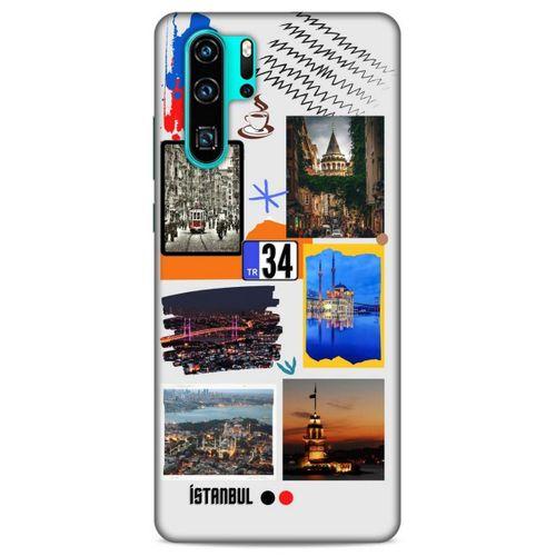 Lopard Huawei P30 Pro Uyumlu Kılıf Şehirli ※ (34) İstanbul Slim Armor Kılıf