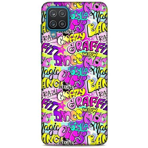 Lopard Samsung Galaxy A12 Uyumlu Kılıf Graffitix (11) Tam Koruma
