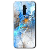 OPPO Oppo Reno 2z Kılıf HD Desen Baskılı Arka Kapak - Mavi Buzul