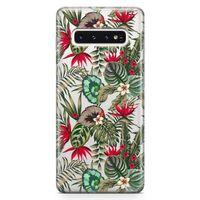 Samsung Galaxy S10 Kılıf Güney Amerika Bahçe Arka Kapak Koruma Desenli Full Koruyucu