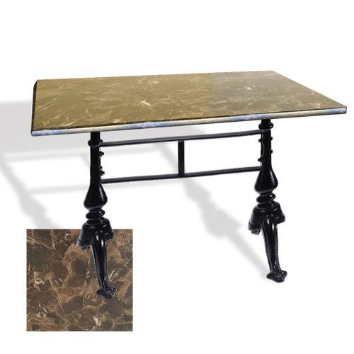 Dockers Çipa 3001 Döküm Ayak Masa 80x120 cm - (Werzalit, Wermodin ve Allzalit Tabla) - Karacabey Mermer