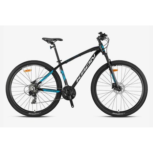 Kron XC 100 Hidrolik Disk Fren 27.5 Jant Dağ Bisikleti Mat Siyah-Turkuaz 43 cm