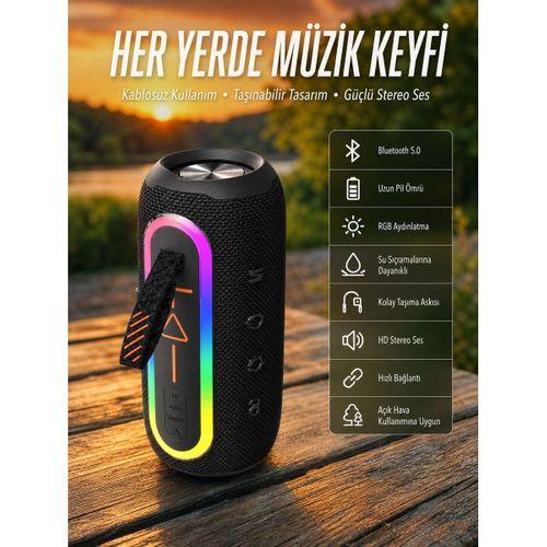 Kablosuz Bluetooth Hoparlör Taşınabilir Çoklu Bağlantılı Özelliği
