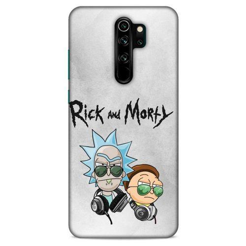 Xiaomi Redmi Note 8 Pro Uyumlu Kılıf Rick And Morty (4) Koruma Kılıfı Eye Patch Morty