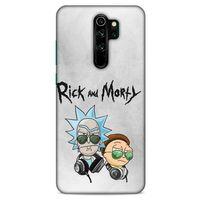 Xiaomi Redmi Note 8 Pro Uyumlu Kılıf Rick And Morty (4) Koruma Kılıfı Eye Patch Morty