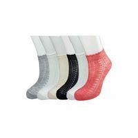 6 Adet Örgü İşlemeli Kadın Fantezi Bilek Çorap