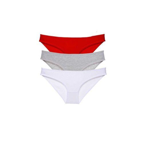 3 adet Süper Eko Set Likralı Kadın Slip Külot 542