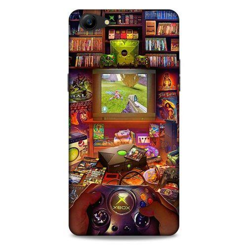 Retro (47) Desen Crystal Flex Kılıf Renkli Oppo A79 Kılıf