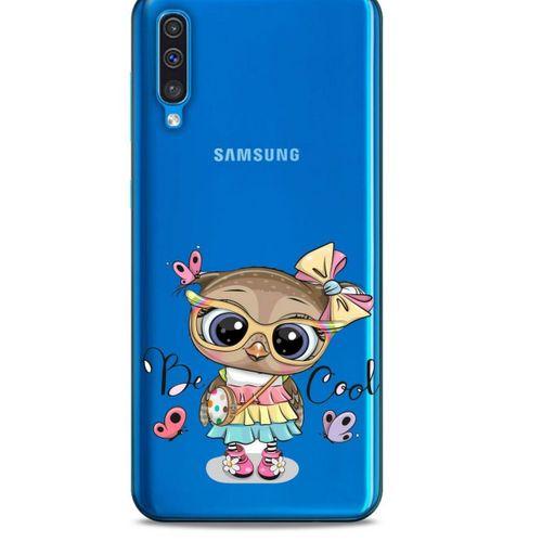 Zoologix (81) Samsung Galaxy A31 Şeffaf Kılıf Silikon Desenli
