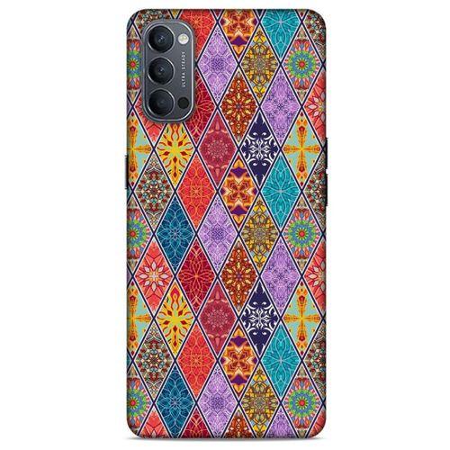 Ethnic Culture (4) Oppo Reno 4 Kılıf Silikon Kapak Desenli
