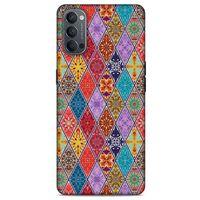 Ethnic Culture (4) Oppo Reno 4 Kılıf Silikon Kapak Desenli