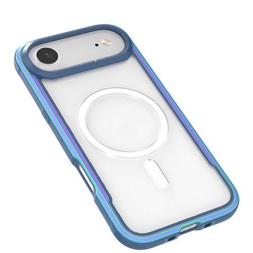 Apple iPhone 17 Air Kılıf M-safe Şarj Özellikli Airbagli Raptic Shield Serisi Şeffaf Arka Yüzey Kapak