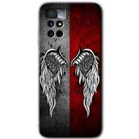 MRCİLETİSİM Xiaomi Redmi Note 11 4G Kılıf HD Desen Baskılı Arka Kapak+Temperli Cam - Lucifer