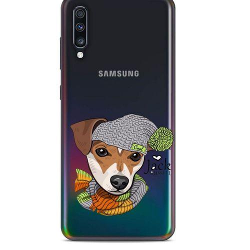 Zoologix (86) Samsung Galaxy A70s Şeffaf Kılıf Silikon Desenli