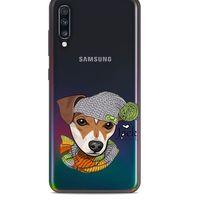 Zoologix (86) Samsung Galaxy A70s Şeffaf Kılıf Silikon Desenli