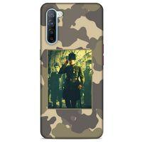 Oppo Reno 3 Kılıf Atatürk (14) Lansman Kılıf Kamuflaj Krem
