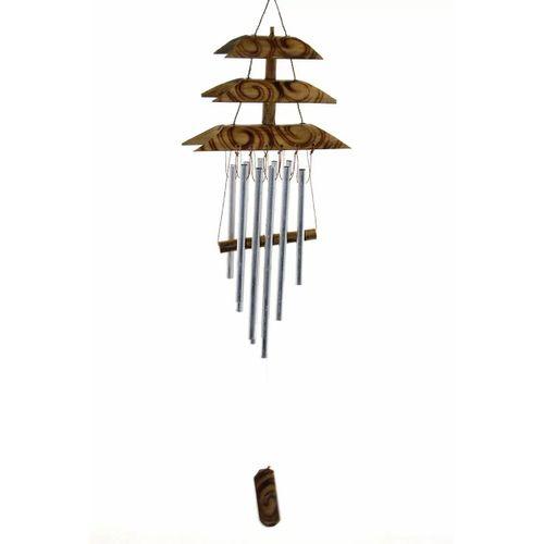 Bambu Metal Çanlı Rüzgar Çanı