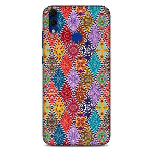 Ethnic Culture (4) Huawei Honor 8C Kılıf Silikon Kapak Desenli