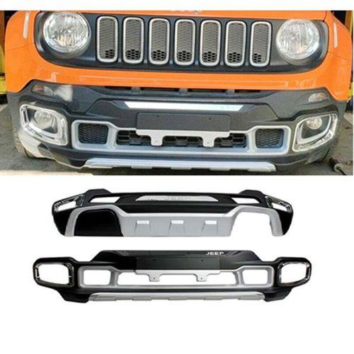 Jeep Renegade Uyumlu 2014 2017 Ön Arka Tampon Koruyucu Difüzör