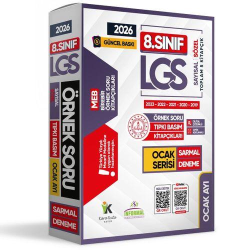 2026 8 Sınıf LGS Ocak Ayı MEB Örnek Soru Tıpkı Basım Sarmal Deneme Paketi 5li Dijital Çözümlü