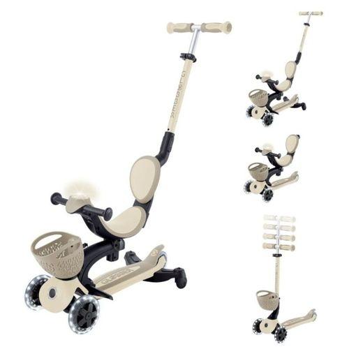 Globber Globber Go Up Baby 360 Scooter (Işıklı) Koyu Bej