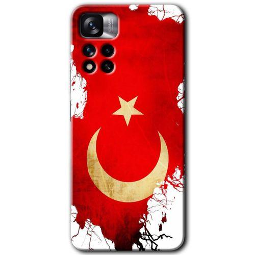 Potkal Hediye Fabrikası Xiaomi Redmi Note 11 Pro Plus 5G Kılıf HD Desen Baskılı Arka Kapak - Türkiyem