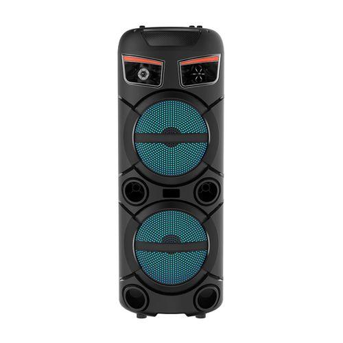 Zore GD-2809 Dijital LED Göstergeli FM Radyolu Mikrofonlu RGB TWS Çift 8 inç Stereo Bass Kablosuz Karaoke Hoparlör